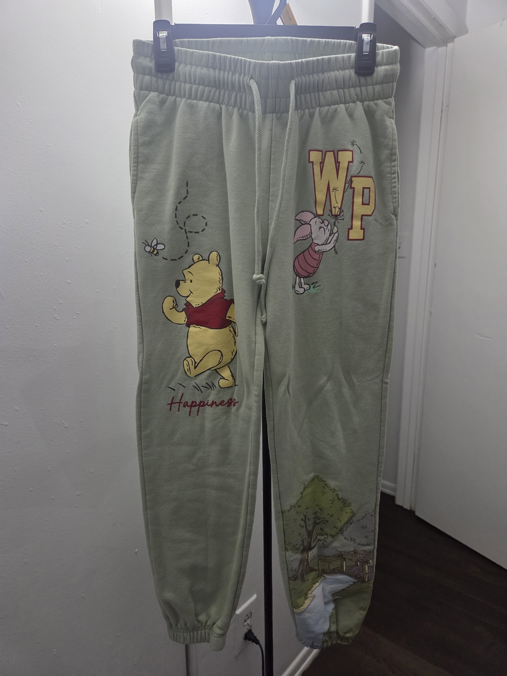 Winnie the Pooh Mint Green Jogger Pants